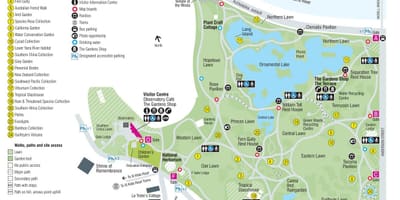 Grasagarðarnir Melbourne kort